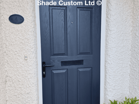 Front Door Spraying | Shade Custom